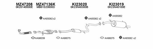 Veneporte 230010 Exhaust system 230010