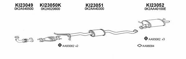  230013 Exhaust system 230013