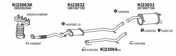  230020 Exhaust system 230020