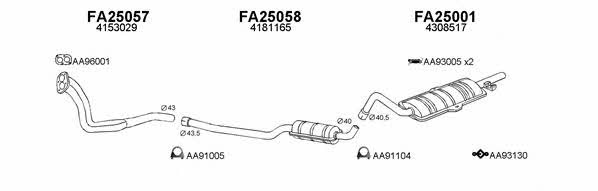 Veneporte 250001 Exhaust system 250001