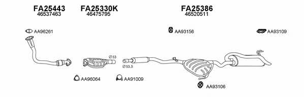  250013 Exhaust system 250013
