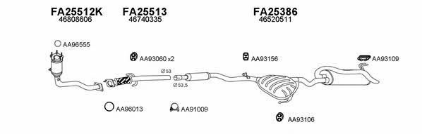  250015 Exhaust system 250015