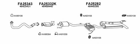 Veneporte 250017 Exhaust system 250017