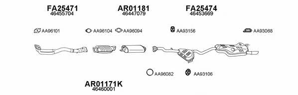 Veneporte 250030 Exhaust system 250030