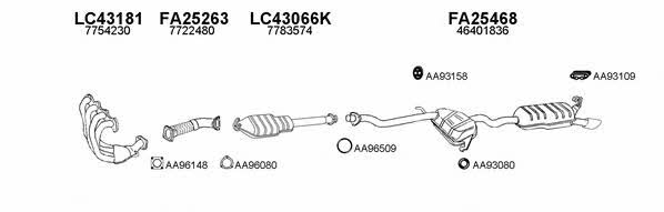  250031 Exhaust system 250031