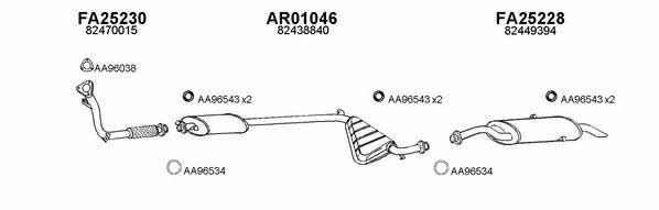  250037 Exhaust system 250037