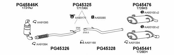 Veneporte 450577 Exhaust system 450577