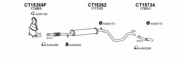 Veneporte 450716 Exhaust system 450716