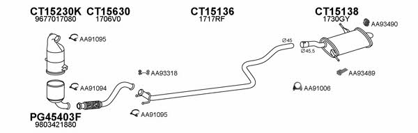 Veneporte 450751 Exhaust system 450751