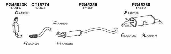 Veneporte 450770 Exhaust system 450770