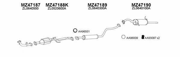 Veneporte 470007 Exhaust system 470007