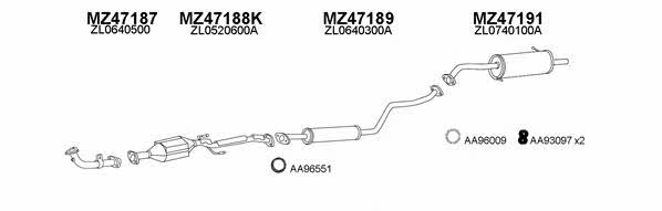  470008 Exhaust system 470008