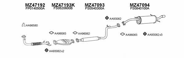  470009 Exhaust system 470009