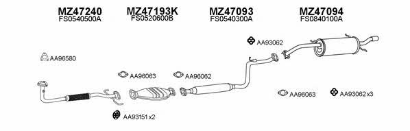  470011 Exhaust system 470011