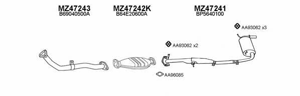  470012 Exhaust system 470012