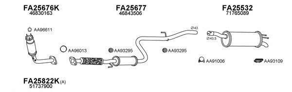  250050 Exhaust system 250050