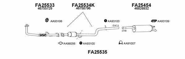  250052 Exhaust system 250052