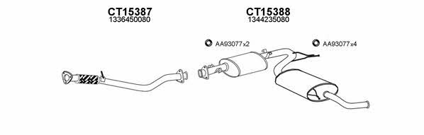  250067 Exhaust system 250067