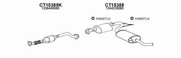  250068 Exhaust system 250068
