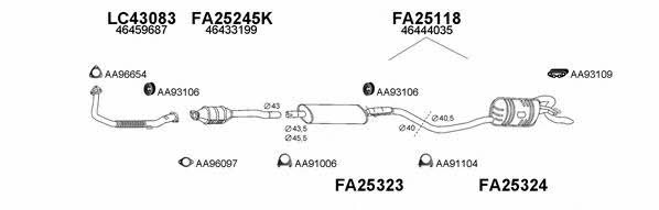  250137 Exhaust system 250137