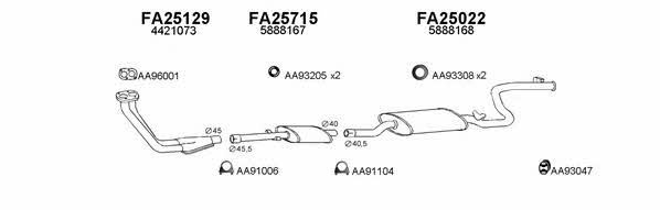 Veneporte 250151 Exhaust system 250151