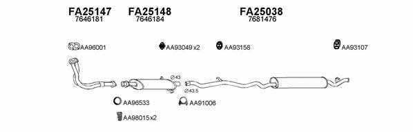 Veneporte 250175 Exhaust system 250175