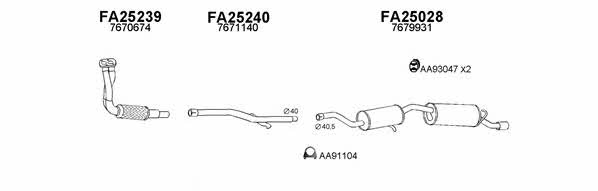 Veneporte 250219 Exhaust system 250219