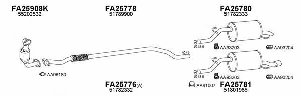  250251 Exhaust system 250251