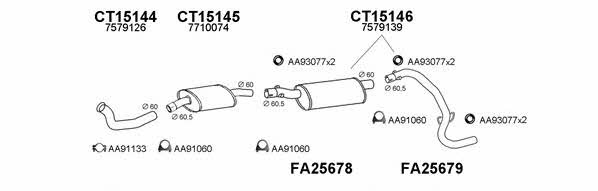  250260 Exhaust system 250260