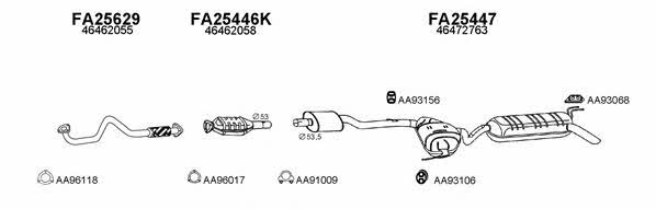 Veneporte 250270 Exhaust system 250270