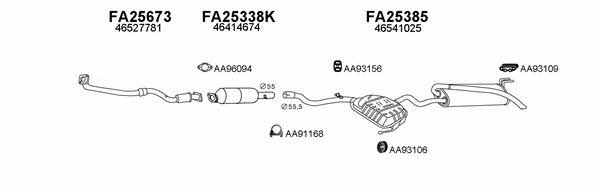  250272 Exhaust system 250272