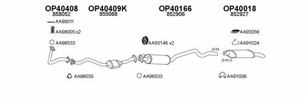  770118 Exhaust system 770118