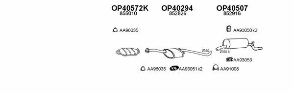  770142 Exhaust system 770142