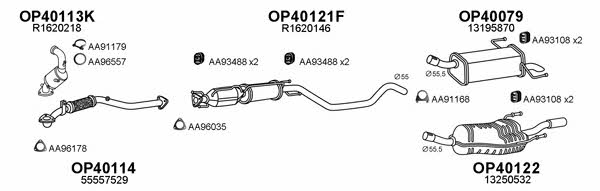  770169 Exhaust system 770169