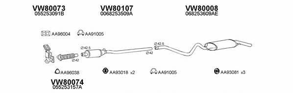 Veneporte 800024 Exhaust system 800024