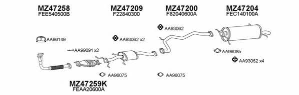 470018 Exhaust system 470018