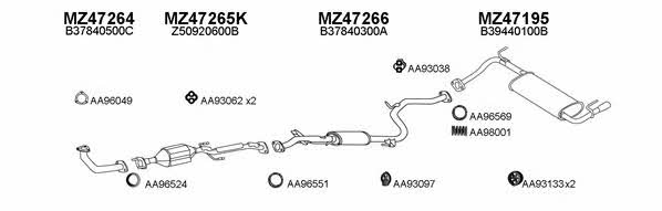  470022 Exhaust system 470022