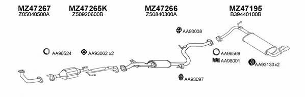  470023 Exhaust system 470023