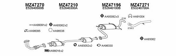  470026 Exhaust system 470026