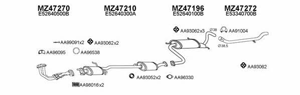  470027 Exhaust system 470027