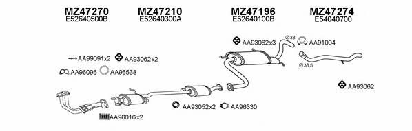  470030 Exhaust system 470030
