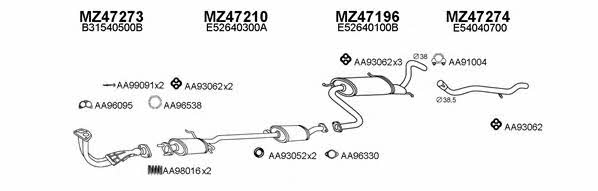  470031 Exhaust system 470031