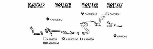 Veneporte 470032 Exhaust system 470032