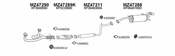  470041 Exhaust system 470041