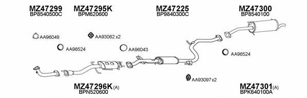  470046 Exhaust system 470046