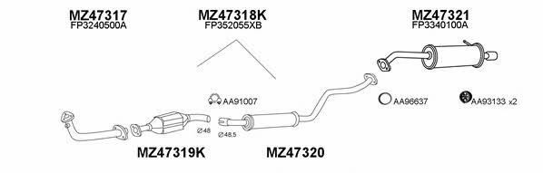  470053 Exhaust system 470053