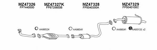  470057 Exhaust system 470057