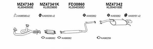  470064 Exhaust system 470064