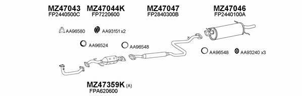  470071 Exhaust system 470071