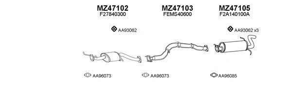  470092 Exhaust system 470092